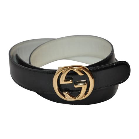 Gucci highlight matte gold belt